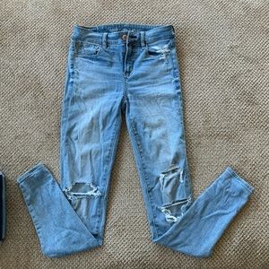 hi rise american eagle jegging